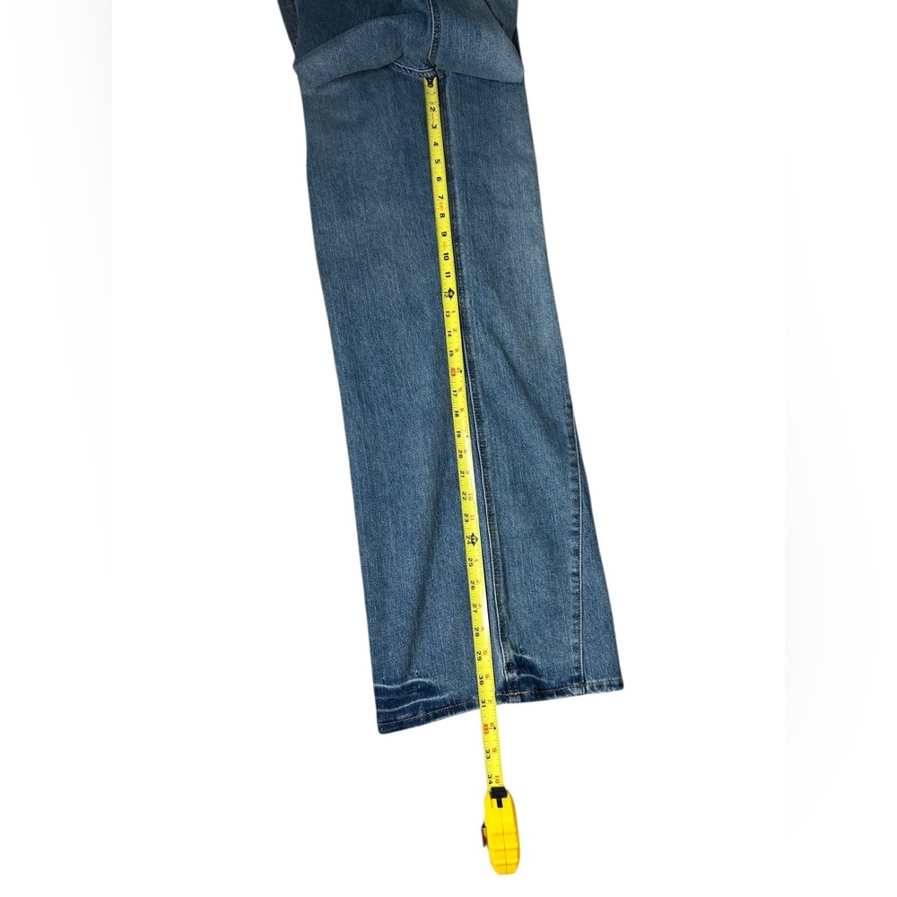 Frayed Seamed Wide Legs Stylish Women's Jeans - Picture 11 of 16